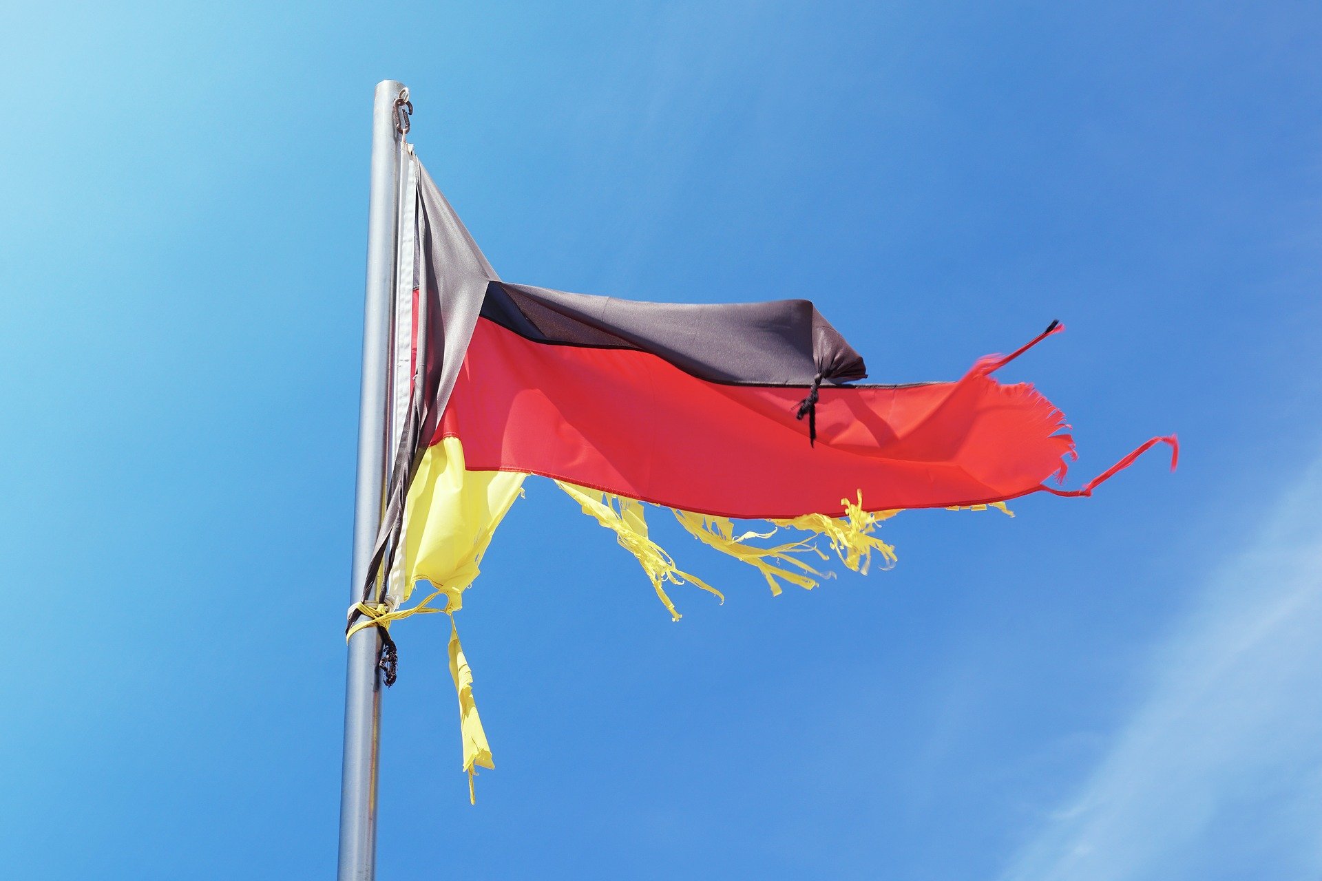Eine Deutschland Fahne